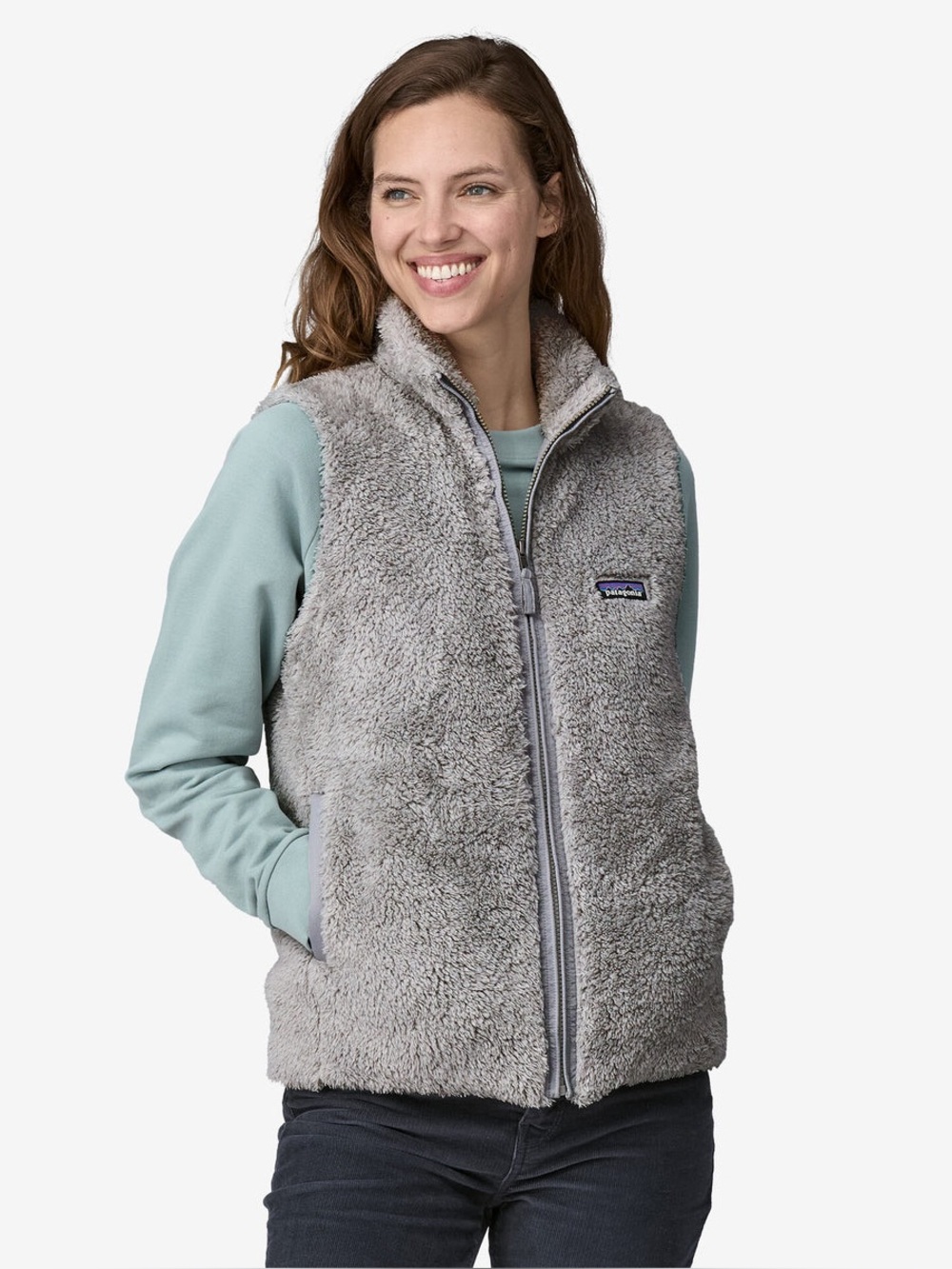 Patagonia Better sweater Light Gray Fleece Vest size S